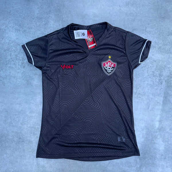 CAMISA VITÓRIA FEMININA 3D BLACK 2025/26