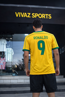 Camisa Brasil Retro 98 Ronaldo 9