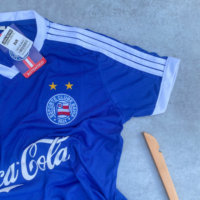 CAMISA RETRÔ BAHIA - COCA COLA AZUL