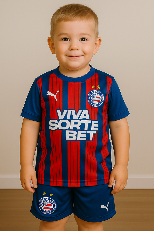 CONJUNTO BAHIA TRICOLOR INFANTIL